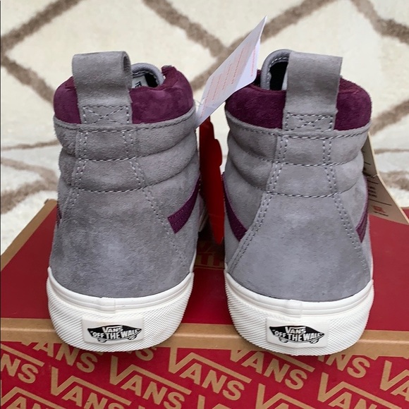 VANS SK-8-HI MTE FROST GRAY/PRUNE WMNS - Picture 8 of 16